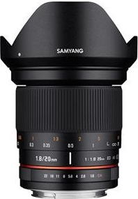 Samyang 20mm f/1.8 Fujifilm X