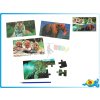 Puzzle dřevěné zvířátka safari 4 ks v krabičce