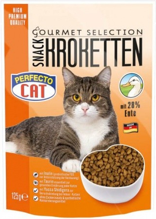 Perfecto Cat Kroketten snack 28 % kachna 125 g
