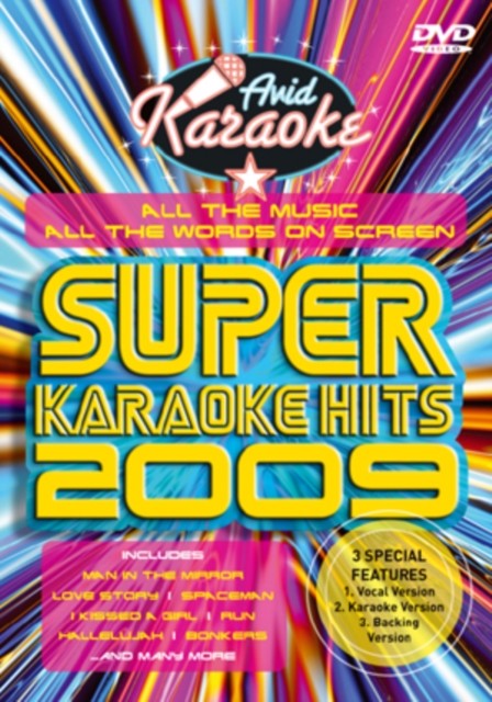 Super Karaoke Hits 2009 DVD