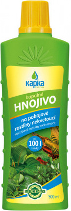 Nohelgarden Hnojivo KAPKA na nekvetoucí pokojové rostliny 500 ml