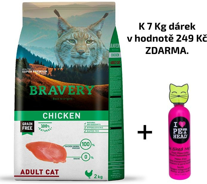 Bravery Cat Adult chicken 7 kg