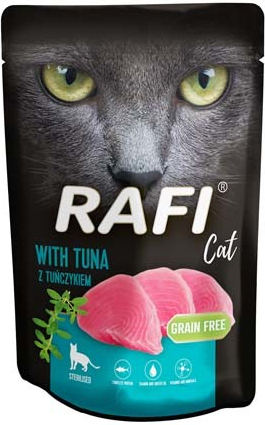 RAFI Cat Sterilized Grain Free Bezlepková s tuňákem pro sterilizované kočky 100 g