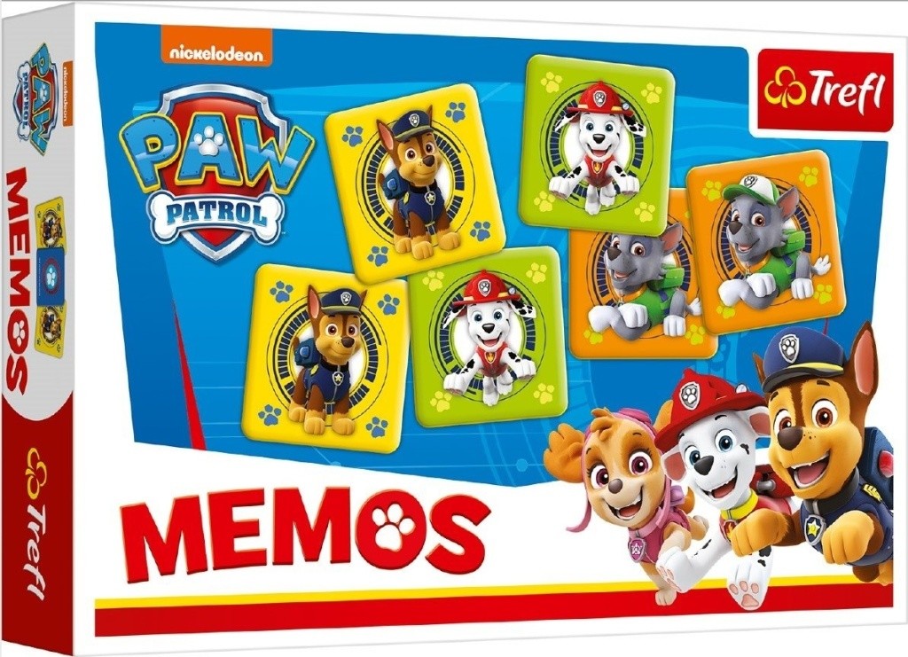 Trefl Pexeso papírové Paw Patrol/Tlapková patrola 30 ks