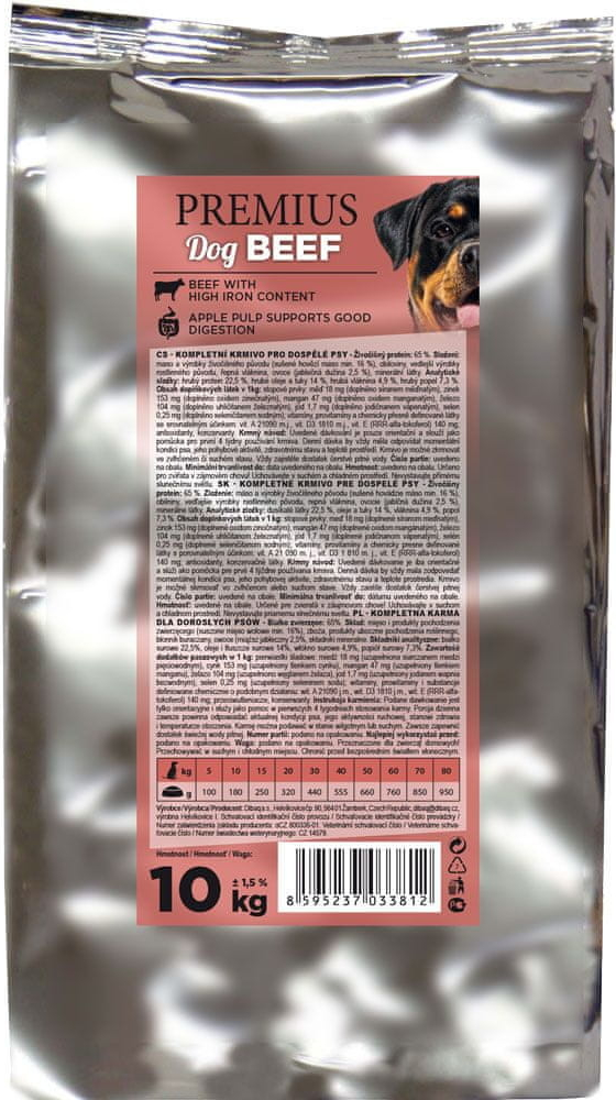 Premius Dog Beef 10 kg