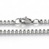 Hranatý řetízek z oceli 2 mm