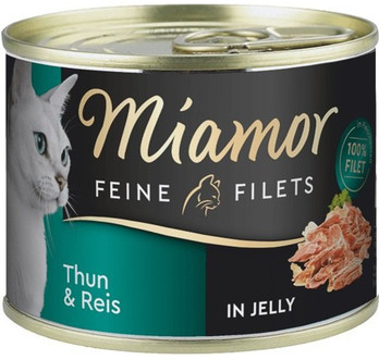Miamor Feline Filets Tuňák a rýže v želé 185 g