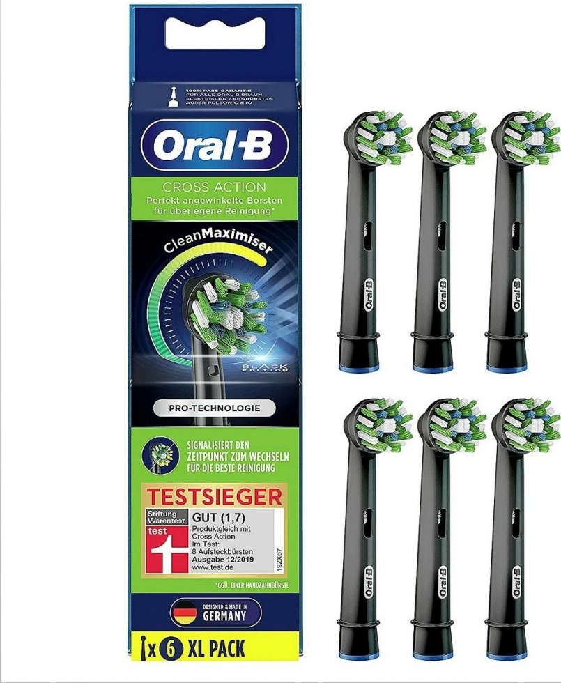 Oral-B Cross Action Black 6 ks