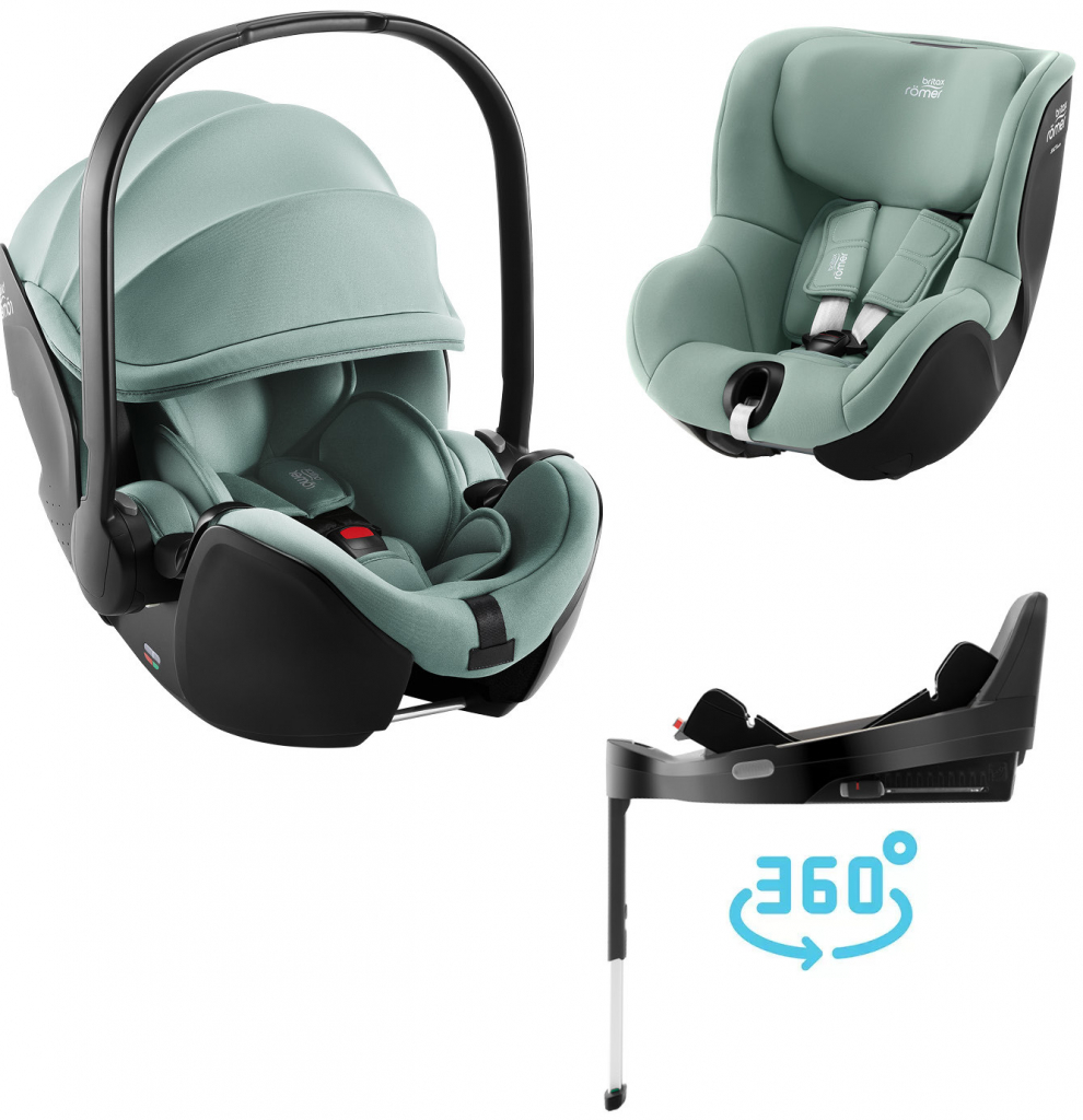 BRITAX RÖMER set Baby-Safe Pro + Vario Base 5Z + Dualfix 5z 2024 Jade Green