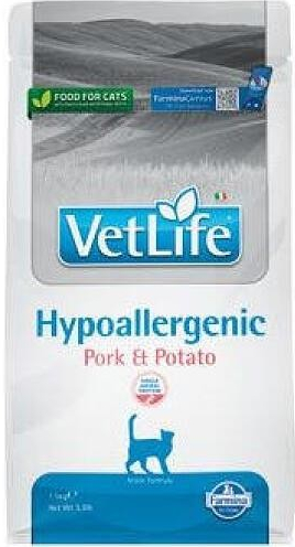 Vet Life Natural Farmina Pet Foods CAT Hypo Pork & Potato 1,5 kg