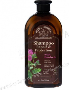 Herbal Traditions: Šampon Obnova a ochrana“ s lopuchem 500 ml