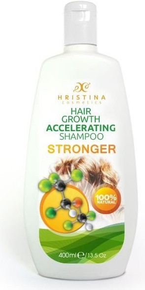 Hristina šampon na podporu růstu vlasů silnější 400 ml