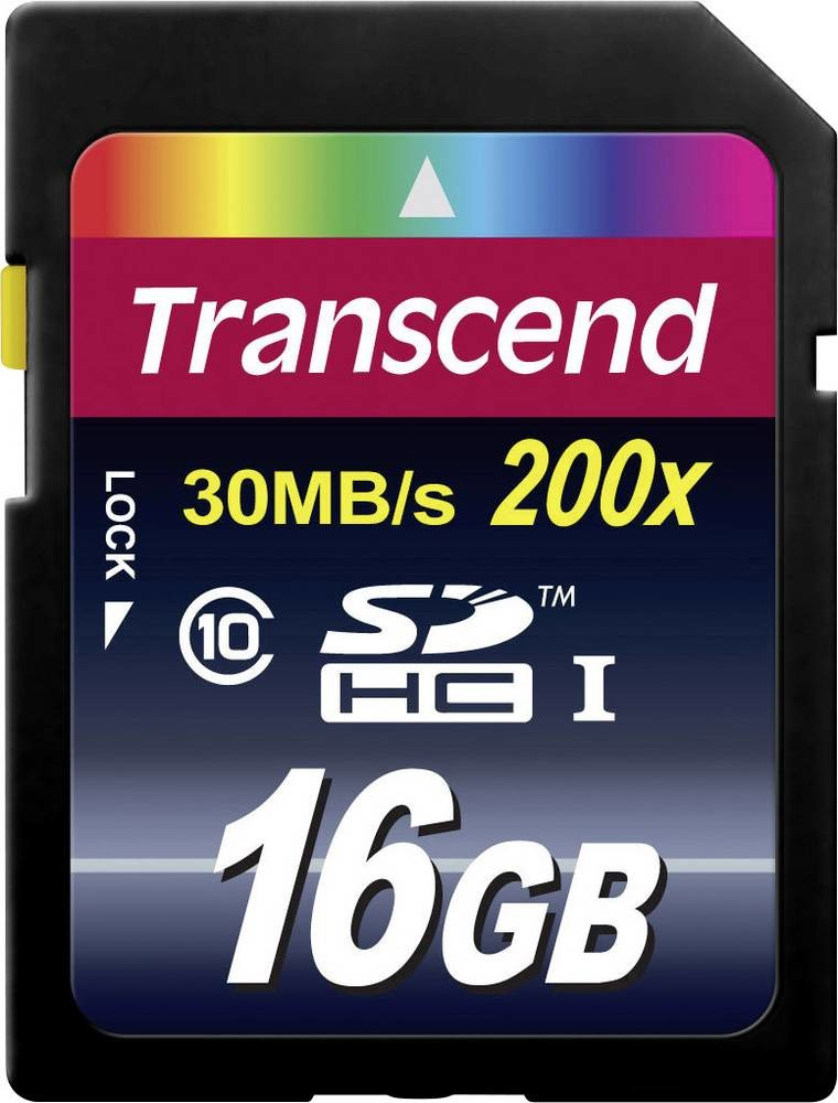 Transcend SDHC 16 GB Class 10 TS16GSDHC10