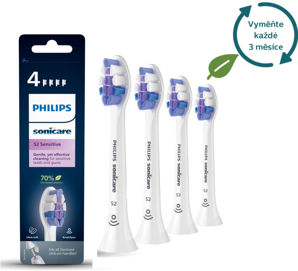 Philips Sonicare Sensitive HX6054/10 4 ks