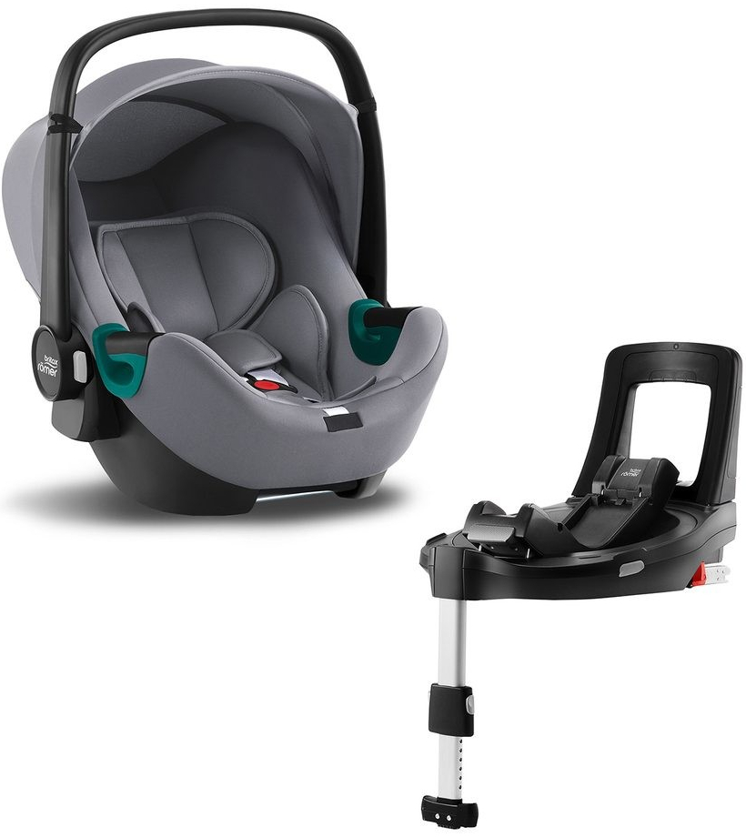 BRITAX RÖMER Baby-Safe 3 i-Size Bundle Flex iSense 2023 Frost Grey