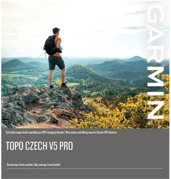 Garmin TOPO Czech v5 PRO