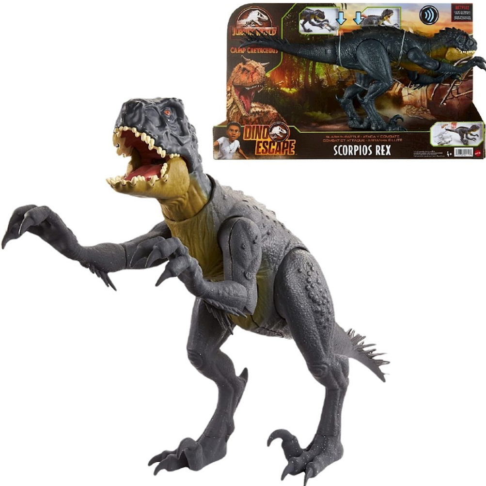 Mattel Jurský svět Dino útěk SCORPIOS REX