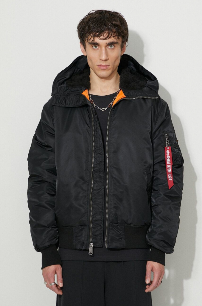 Alpha Industries bunda MA-1 Hooded black