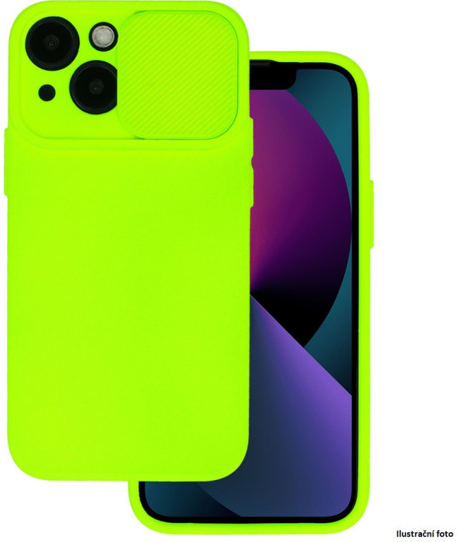 Pouzdro Camshield Soft iPhone 13 Mini Limetka