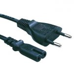 Napajecí kabel pro notebooky 2-pin, euro, 1,8m