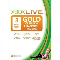 Xbox 360 Live 3 Month Gold Membership Card