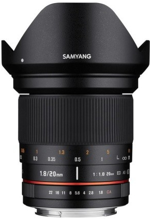 Samyang 20mm f/1.8 ED AS UMC Nikon F-mount