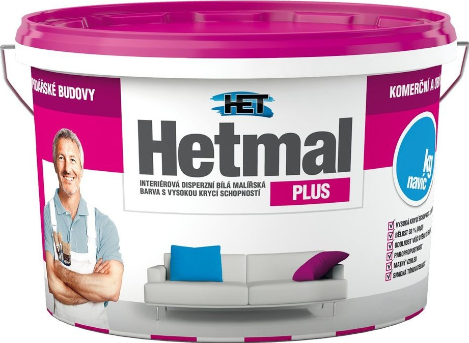 HET HETMAL PLUS 15+3 Kg bílý