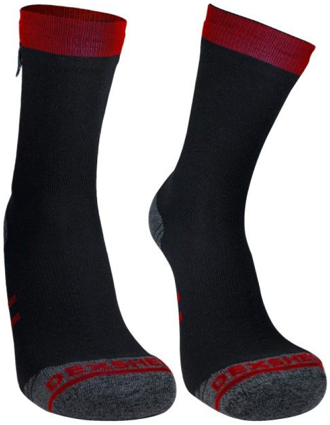 DexShell Nepromokavé ponožky Running Lite Sock Red