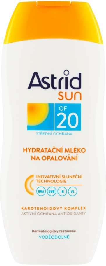 Astrid Sun hydratační mléko na opalování SPF20 200 ml