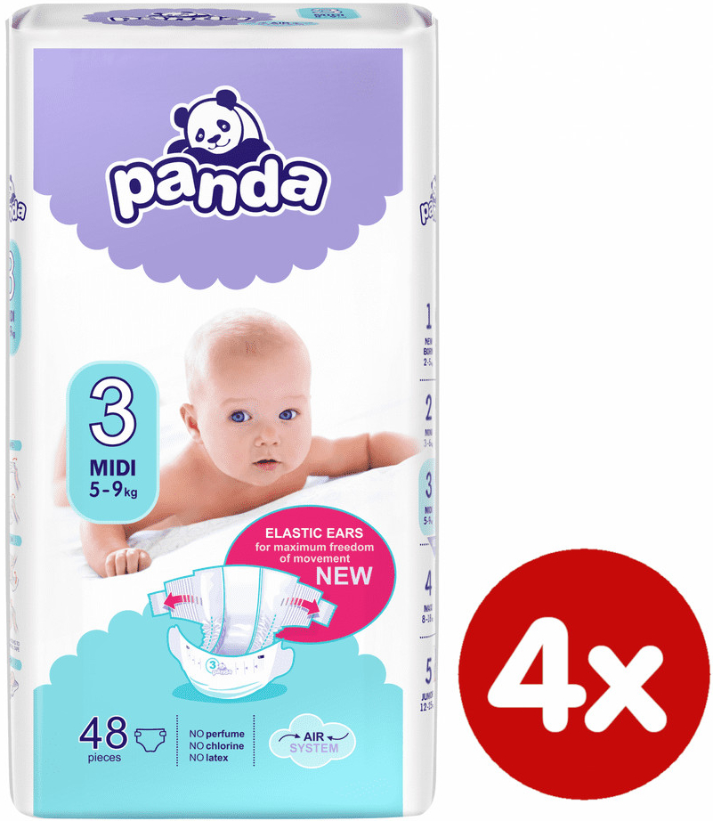 Panda Midi á 48 ks x 4 192 ks