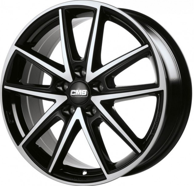 CMS C30 7x17 5x108 ET50 black polished