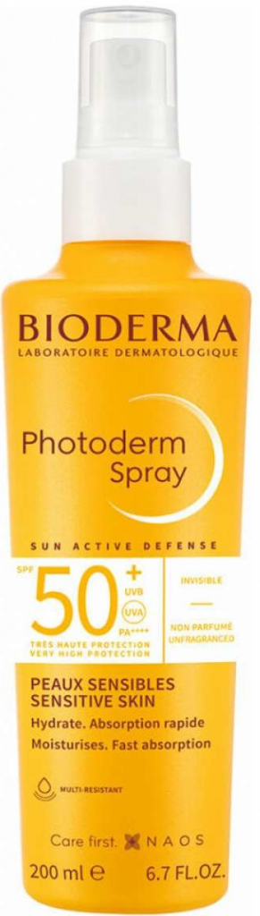 Bioderma Photoderm opalovací spray SPF50+ 200 ml