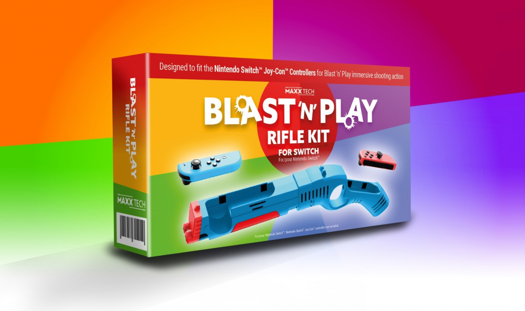 Blast \'n\' Play Rifle Kit Nintendo Switch
