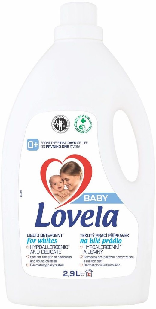 Lovela Baby tekutý prací přípravek na bílé prádlo 2,9 l 32 PD