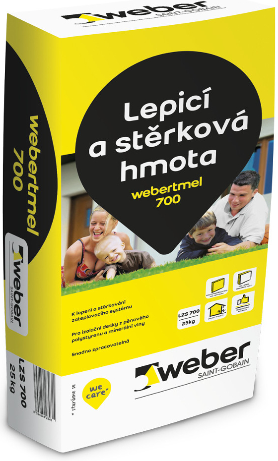 WEBER Tmel 700 stěrková hmota 25 kg