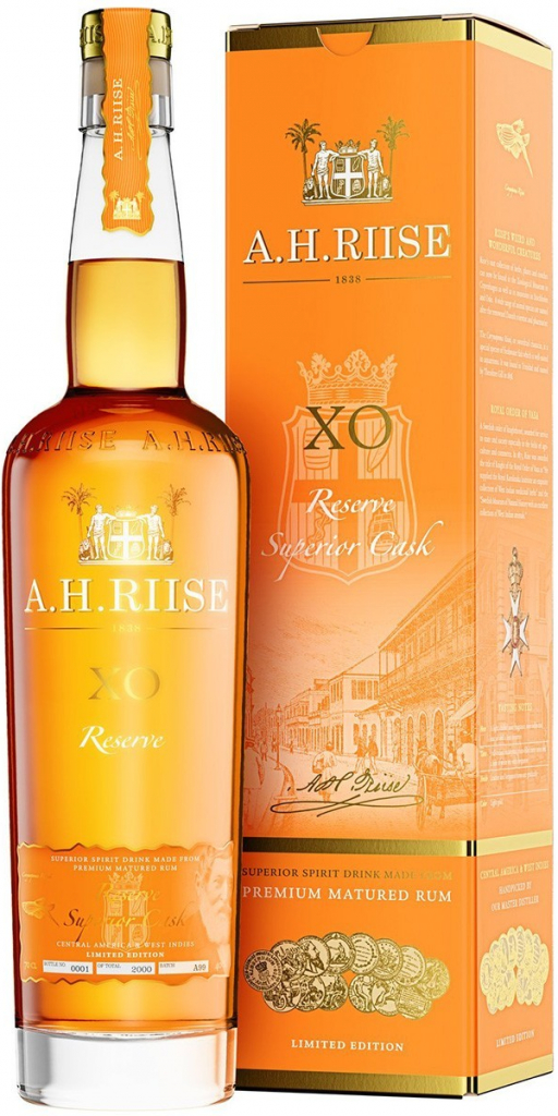 A.H. Riise XO Reserve 20y 40% 0,7 l (karton)