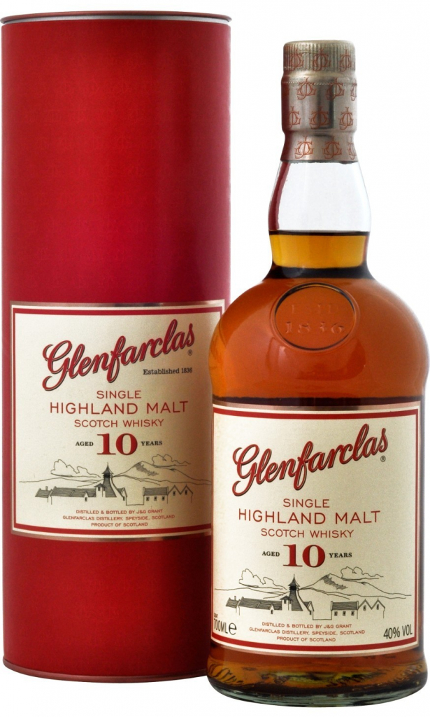 Glenfarclas 10y 40% 0,7 l (tuba)