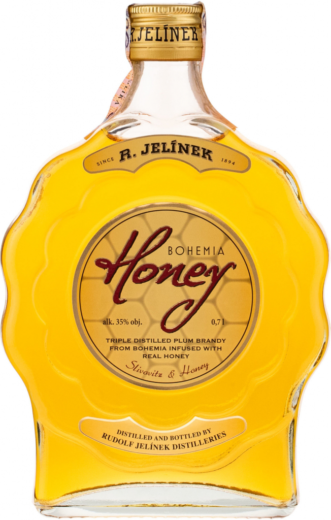 Rudolf Jelínek Slivovice Bohemia Honey 35% 0,7 l (holá láhev)