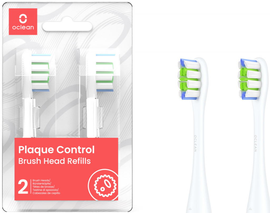 Oclean Plaque Control P1C1 White 2 ks