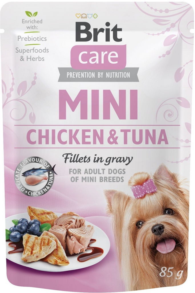 Brit Care Mini Chicken & Tuna Fillets in Gravy 24 x 85 g