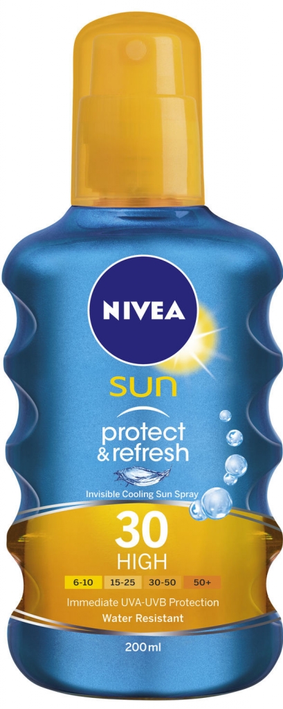 Nivea Sun Invisible Protection neviditelný spray na opalování SPF30 200 ml