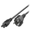 equip napajecí kabel pro notebooky, euro, černý 1,8m
