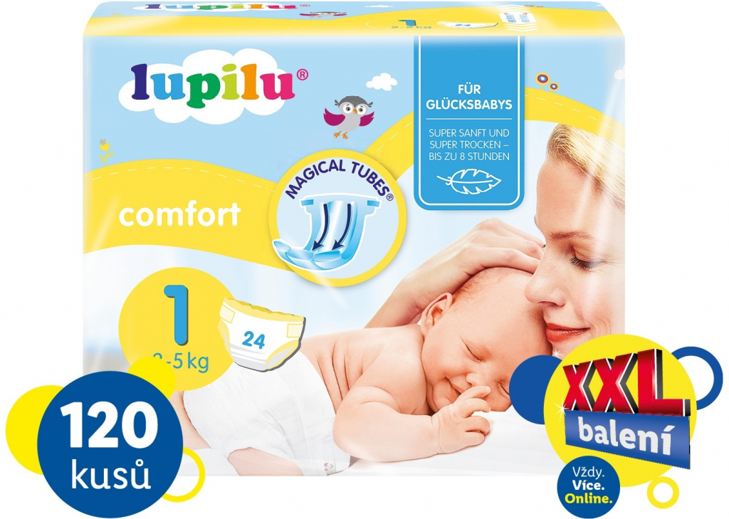 LUPILU XXL Comfort 1 NEWBORN 120 ks