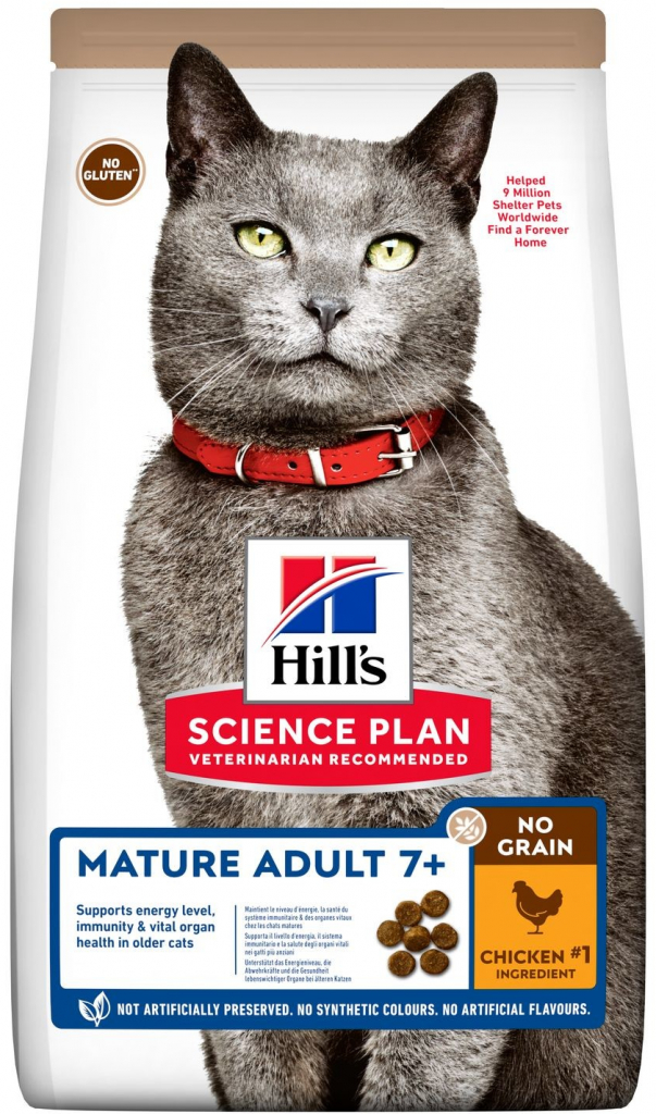 Hill\'s Science Plan Feline Mature Adult No Grain Chicken 1,5 kg