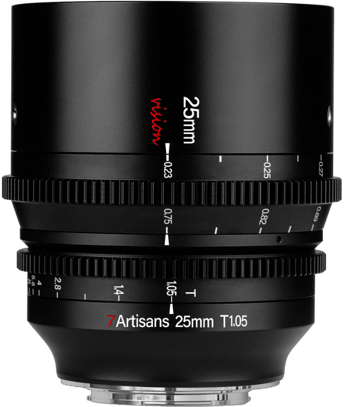 7Artisans CINE Vision 25mm T1.05 MFT