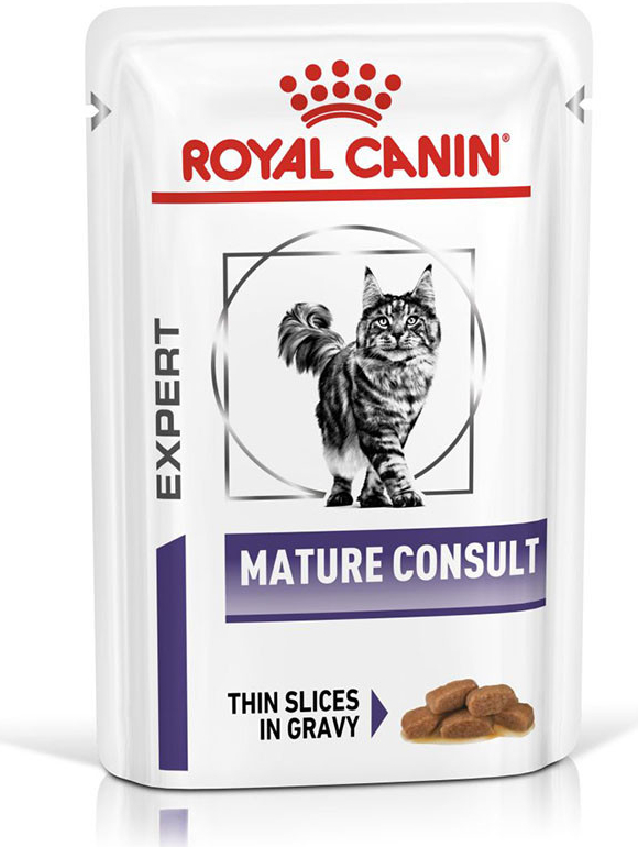 Royal Canin Veterinary Health Nutrition Cat Mature Consult Balance Loaf 12 x 85 g