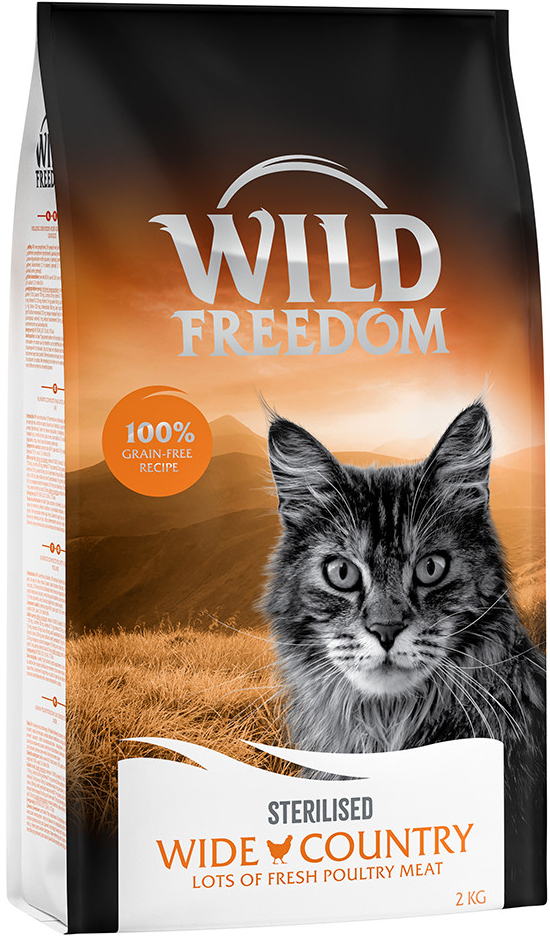 Wild Freedom Wild Freedom Adult Wide Country Sterilised drůbeží 3 x 2 kg