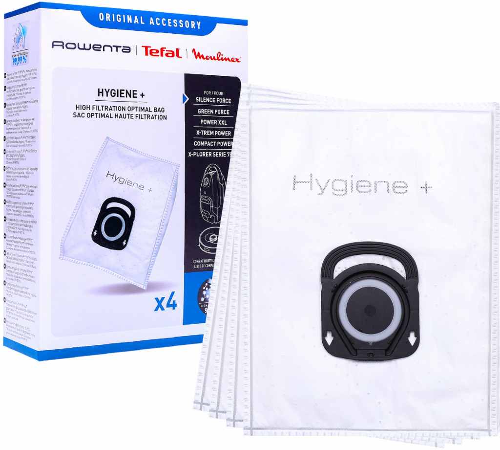 Rowenta High Filtration Hygiene+ ZR200540 4 ks