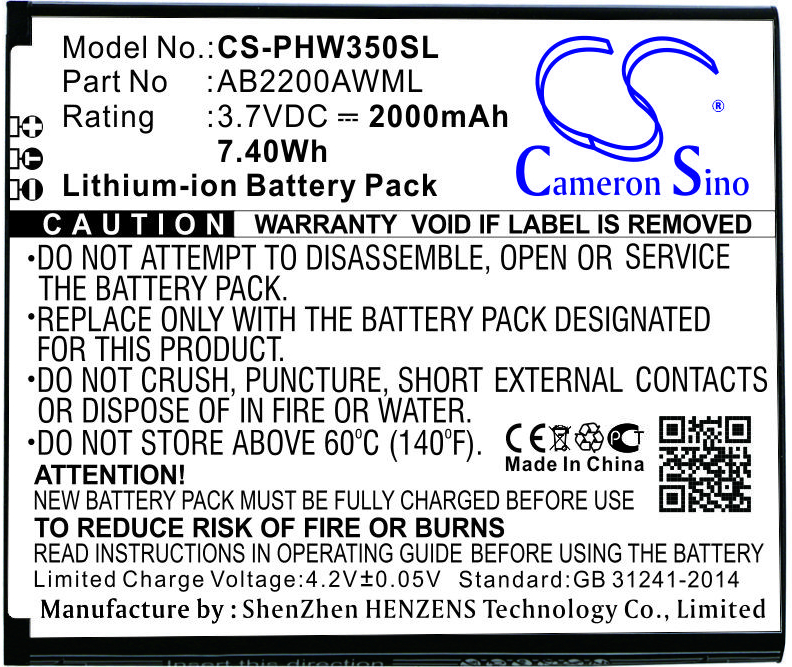 Cameron Sino CS-PHW350SL 2000mAh