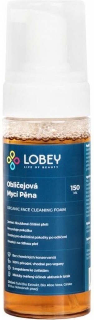 Lobey Organic Face Cleaning Foam Mycí pěna 150 ml